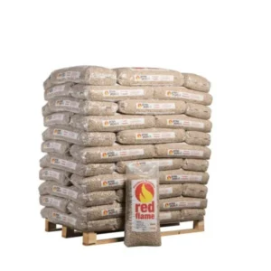 Red Flame houtpellets ENplus A1 DINplus – 990 kg pallet